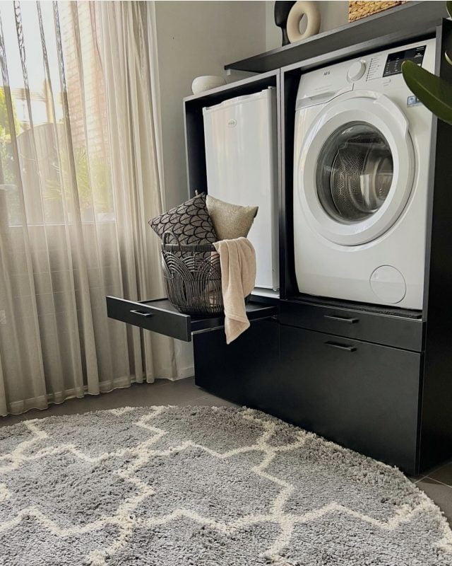 Wasmachine verhoger zwart shop je bij wasombouw!