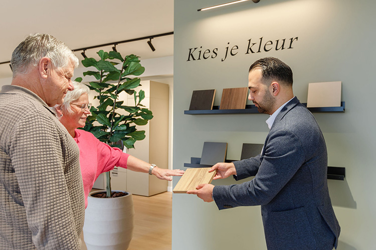 kies jouw wasombouw kleur uit in onze showroom.