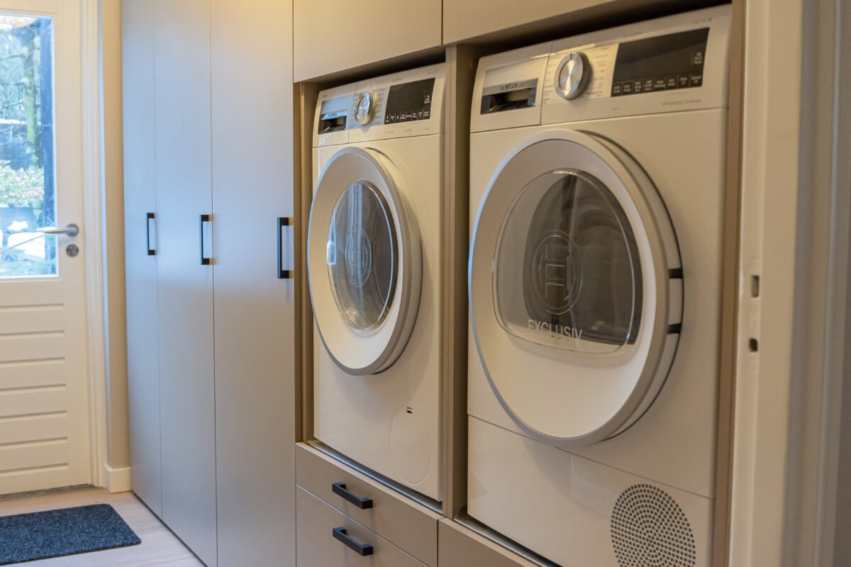 Royallette wasmachine en droger verhoger bij de Grote Huisverbouwing SBS6