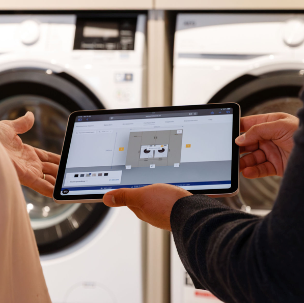 Stel jouw eigen wasmachine kast of Wasombouw samen via de configurator.