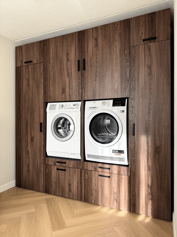 Royallette wasmachinekast voor een stabiele wasmachine in de kleur Navaro