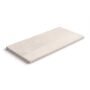 Beton wit werkblad 1200 x 710 mm voor wasmachinekast met betonlook afwerking.